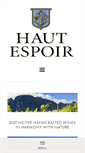 Mobile Screenshot of hautespoir.com